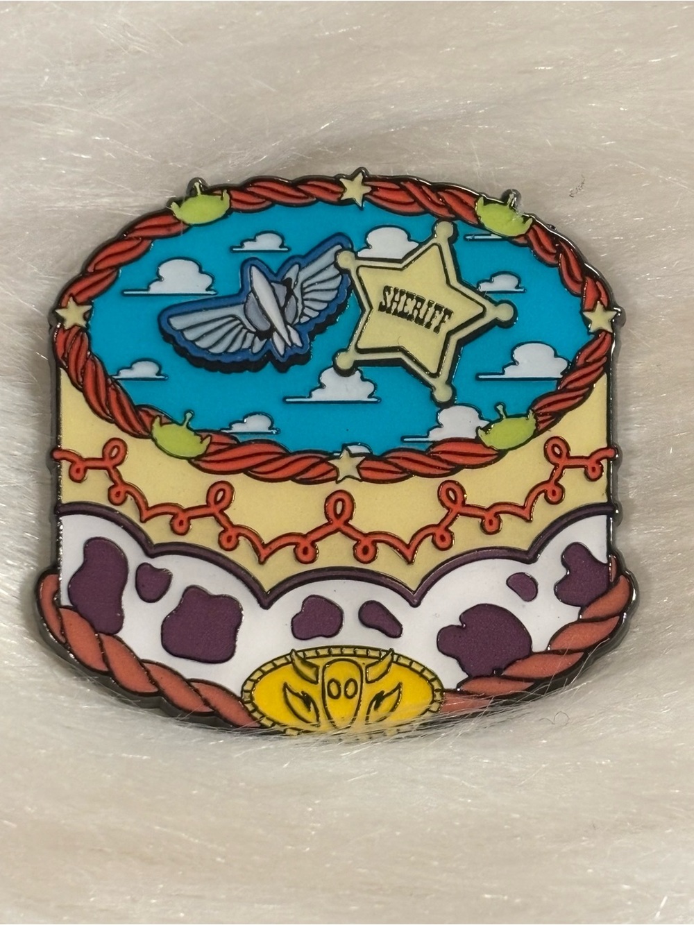 Loungefly Disney Pixar Vintage Cakes Blind Box Enamel Toy Story Pin